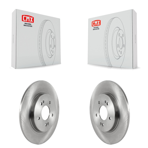 Rear Disc Brake Rotors Pair For Hyundai Santa Fe Kia Telluride Palisade