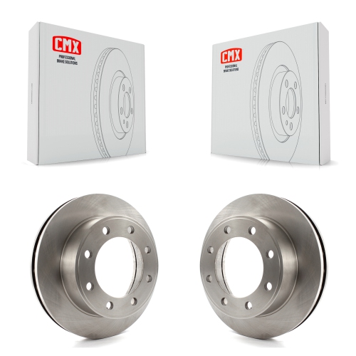 CMX  Front Disc Brake Rotors Pair for Ford F-350 Super Duty F-250 Excursion F-550 F-450 K8-100153