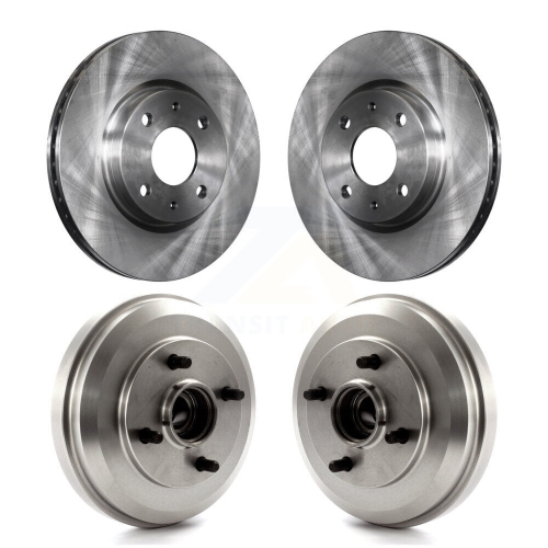 CMX  Front Rear Disc Brake Rotors Drums Kit for 2009-2011 Ford Focus K8-102171