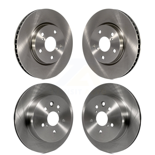 Front Rear Brake Rotors Kit For 2010-2013 Lexus IS250 C Vehicles Built Canadian Market K8-101472