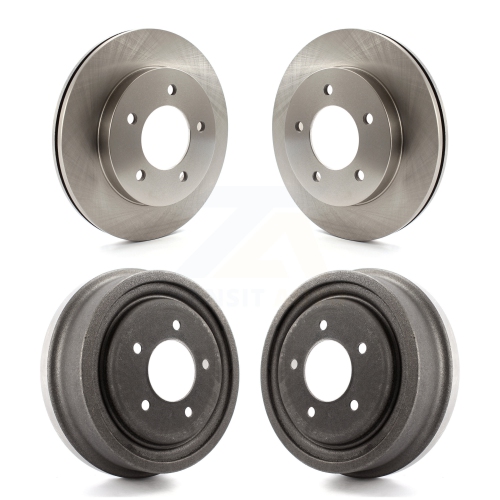 Front Rear Disc Brake Rotors Drums Kit For Ford F-150 4WD K8-102142