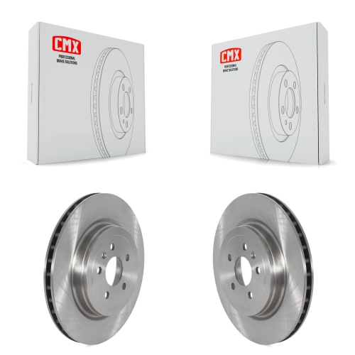 CMX  Rear Disc Brake Rotors Pair for Tesla S X K8-102349