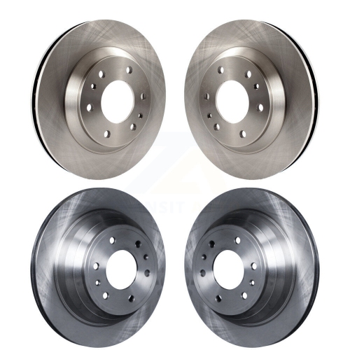 CMX  Front Rear Brake Rotors Kit for Gmc Envoy Chevrolet Trailblazer Oldsmobile Bravada Buick K8-100994