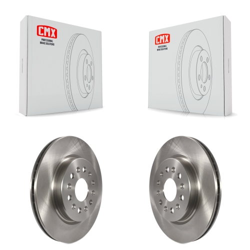 CMX  Rear Brake Rotors Pair for Chevrolet Cadillac Xt5 Traverse Gmc Acadia Blazer Buick Enclave K8-100622