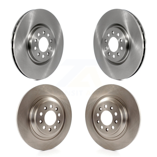 CMX  Front Rear Disc Brake Rotors Kit for 2014-2023 Jeep Cherokee With 2 Piston Caliper K8-101223