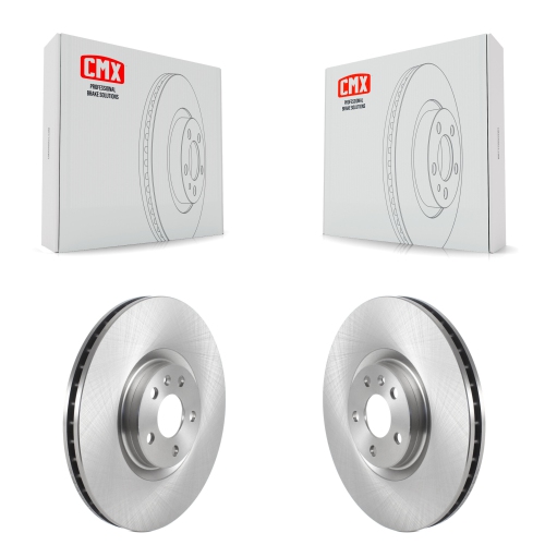 CMX  Front Brake Rotor Pair for Volvo Xc60 Xc90 Xc40 Recharge S60 V60 Cross Country V90 C40 S90 K8-102304