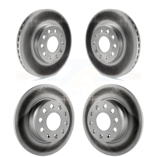 GENIUS  Front Rear Coat Brake Rotor Kit for Volkswagen Golf Sportwagen Taos Audi A3 Quattro Beetle Kg-101016