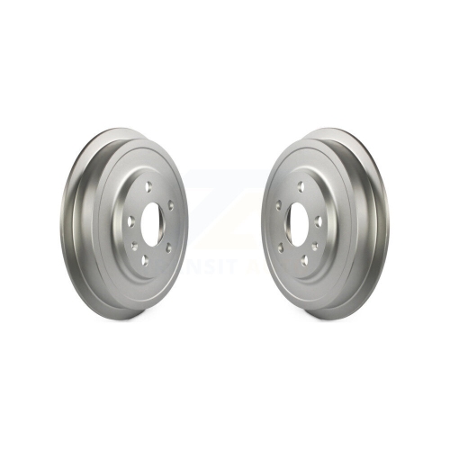 GENIUS  Rear Coated Brake Drums Pair for Volkswagen Jetta Beetle Kg-101417