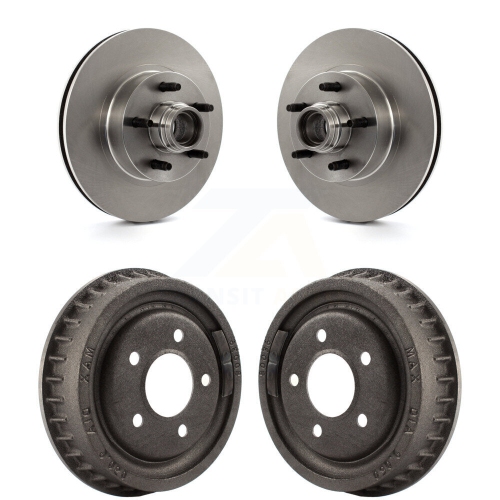 CMX  Front Rear Disc Brake Rotors Drums Kit for Ford Ranger With 9" Diameter Drum K8-102190