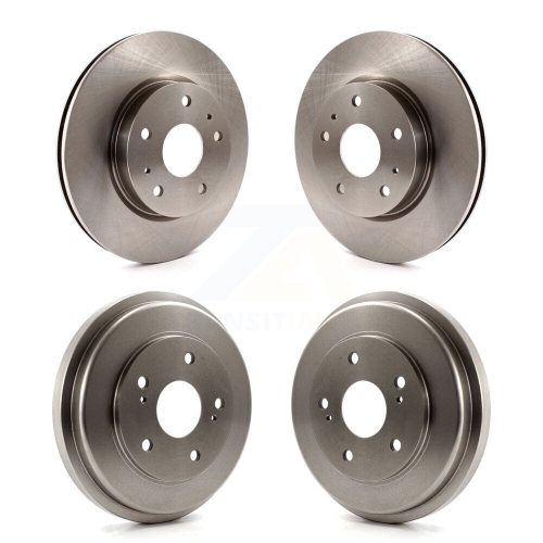 CMX  Front Rear Disc Brake Rotors Drums Kit for 2007-2012 Suzuki Sx4 Drum Rear Brakes K8-102041