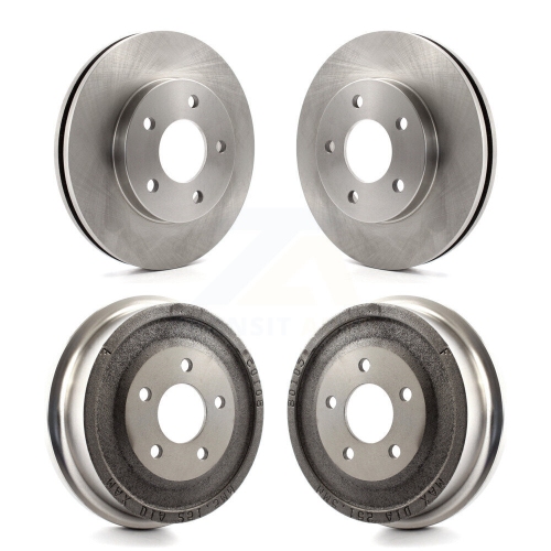 CMX  Front Rear Disc Brake Rotor Drum Kit for 2001-2005 Pontiac Aztek Fwd With Rear Brakes K8-102099