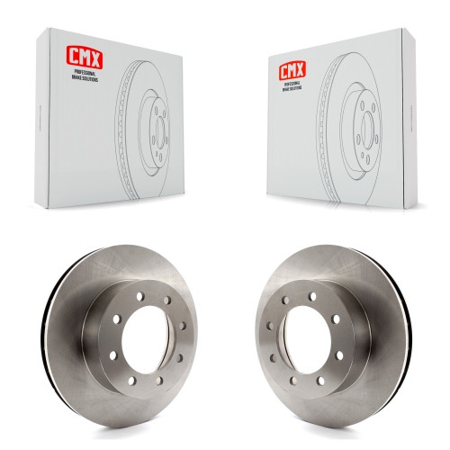 CMX  Front Disc Brake Rotors Pair for Ford F-350 Super Duty F-250 E-550 F-450 F-550 Econoline K8-100154