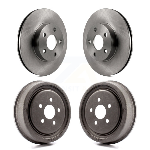 CMX  Front Rear Disc Brake Rotors Drum Kit for 2003-2005 Pontiac Sunfire Chevrolet Cavalier K8-102055