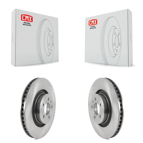 CMX  Front Disc Brake Rotors Pair for Ford Mustang K8-102298