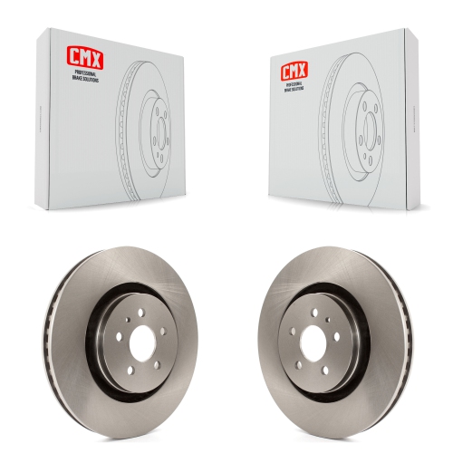 CMX  Front Disc Brake Rotors Pair for Ford Edge Fusion Lincoln Nautilus Mkx Mkz Continental K8-100198