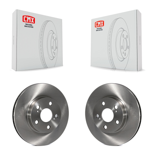 CMX  Front Disc Brake Rotors Pair for 2004-2009 Toyota Prius K8-100388