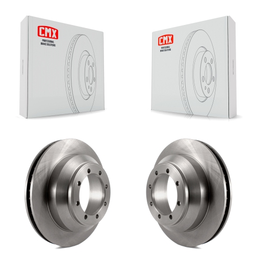 CMX  Rear Disc Brake Rotors Pair for Ford E-350 Super Duty Econoline With Dual Wheels K8-100663