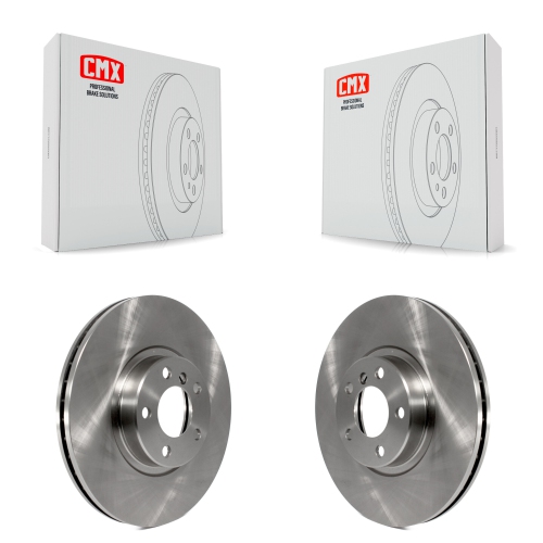 CMX  Front Disc Brake Rotors Pair for Bmw X5 X6 K8-100456