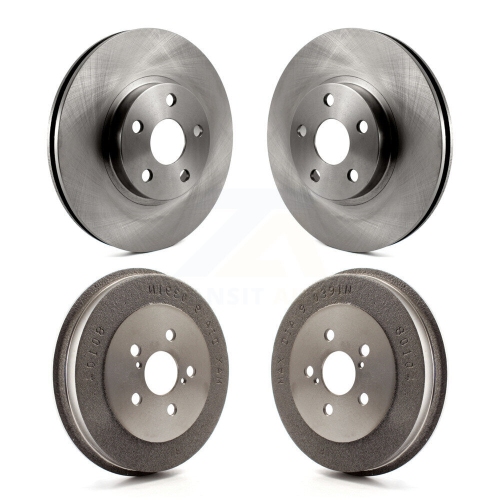 CMX  Front Rear Disc Brake Rotors Drums Kit for Toyota Matrix Pontiac Vibe K8-101973