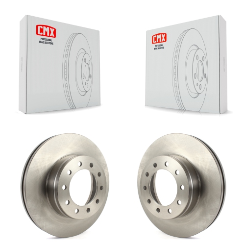 CMX  Front Disc Brake Rotors Pair for Ford F-450 Super Duty F-550 F-600 K8-102317