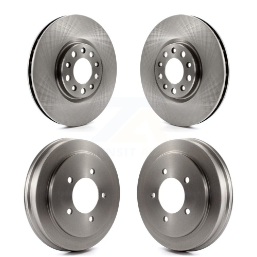 CMX  Front Rear Disc Brake Rotor Drum Kit for 2017 Jeep Compass With 305MM Diameter K8-102228