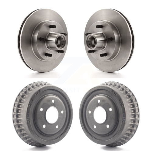 CMX  Front Rear Brake Rotors Drum Kit for Chevrolet Camaro Pontiac Firebird Monte Carlo S10 Gmc K8-102203