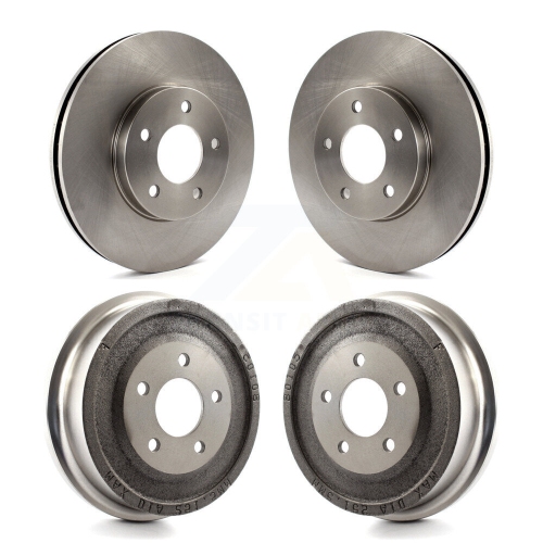 CMX  Front Rear Disc Brake Rotor Drum Kit for 2001-2005 Pontiac Aztek Awd With Rear Brakes K8-102098