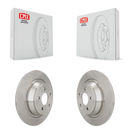CMX  Rear Disc Brake Rotors Pair for 2012-2015 Land Rover Range Evoque K8-100922