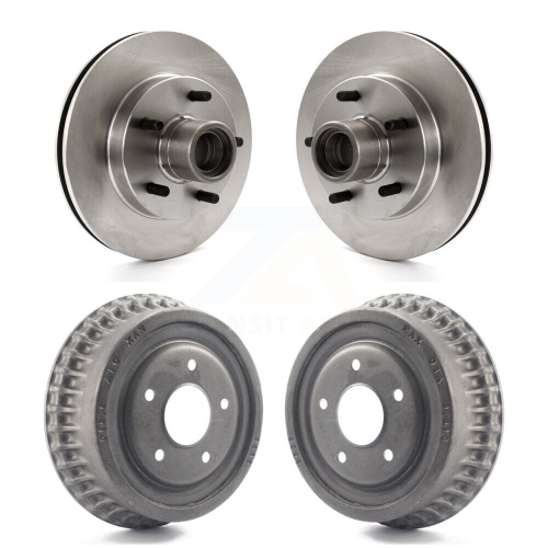CMX  Front Rear Brake Rotor Drum Kit for 1991 Gmc Sonoma Chevrolet S10 Blazer S15 Jimmy Rwd K8-102204