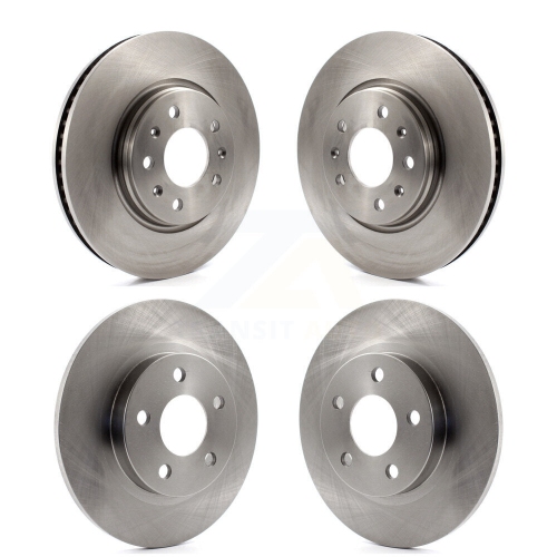 CMX  Front Rear Disc Brake Rotors Kit for 2003 Cadillac Seville With Solid Rotor K8-100997