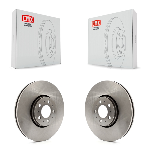 CMX  Front Disc Brake Rotors Pair for 2003-2014 Volvo Xc90 With 328MM Diameter Rotor K8-100536