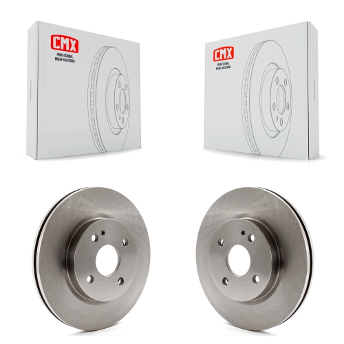 CMX  Front Disc Brake Rotors Pair for 2011-2014 Mazda 2 K8-100507