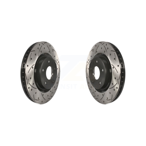 Front Drill Slot Brake Rotor Pair for Nissan Murano Pathfinder INFINITI QX60 Q50 QX50 JX35 KD-100091
