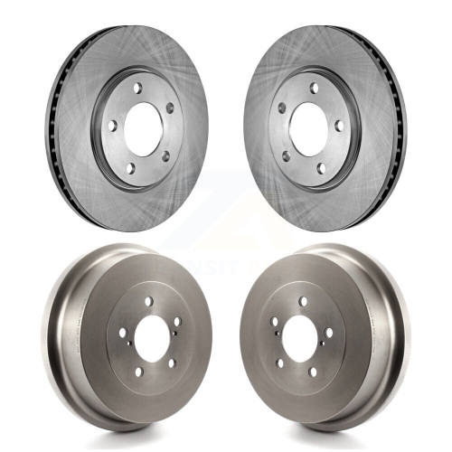 CMX  Front Rear Brake Rotors Drums Kit for Dodge Caravan Grand Chrysler Town & Country Voyager K8-101960