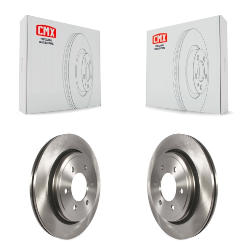 CMX  Rear Disc Brake Rotors Pair for 2015-2017 Ford F-150 With Electric Parking K8-100678