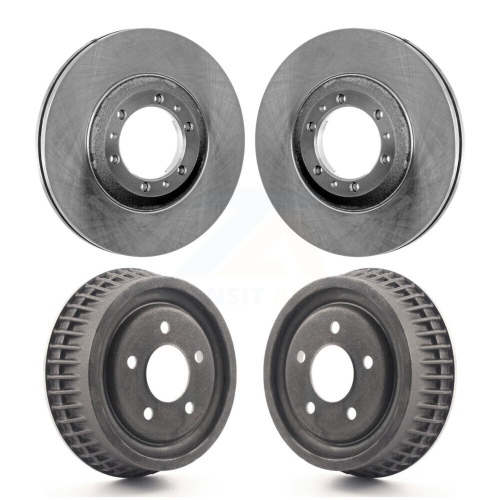 CMX  Front Rear Brake Rotors Drum Kit for Buick Pontiac Montana Century Chevrolet Venture Regal K8-102131