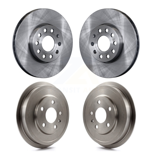 Front Rear Disc Brake Rotor Drum Kit For Volkswagen Jetta Beetle With 288mm Diameter K8102121