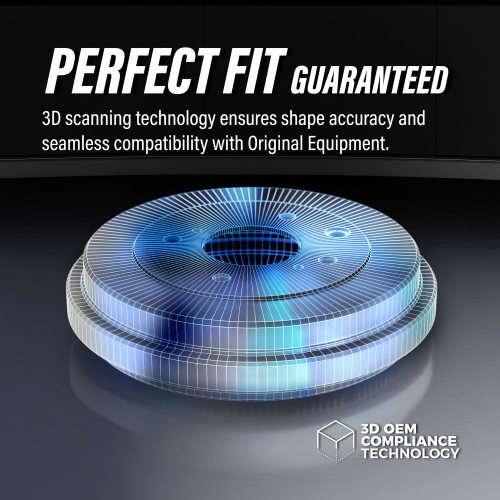 Paire de tambours de frein enduits arrière pour Silverado KG-101412 de GMC Sierra 1500 de Chevrolet 2009-2013