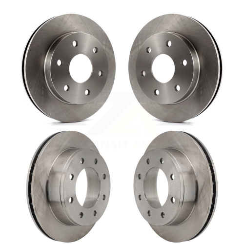 Front Rear Brake Rotors Kit For 2006 Chevrolet Express 2500 GAS engine With 6 Lug Wheels K8-100982