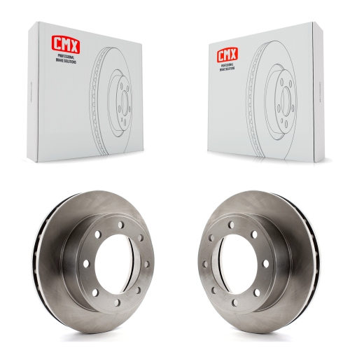 CMX  Front Disc Brake Rotors Pair for Ford F-250 Super Duty F-350 Excursion F-450 F-550 K8-100147