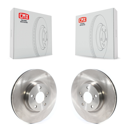 CMX  Front Disc Brake Rotors Pair for 2017-2023 Subaru Impreza With 276MM Diameter Rotor K8-101774