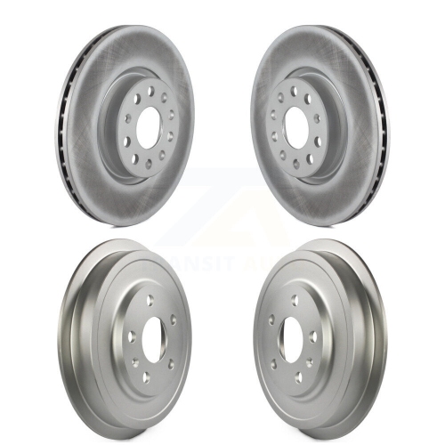 Front Rear Disc Brake Rotor Drum Kit For Volkswagen Jetta Beetle With 312mm Diameter KG101461