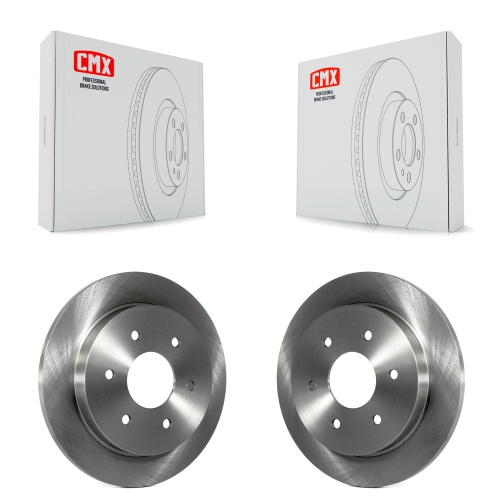 CMX  Rear Disc Brake Rotors Pair for Nissan Titan Armada Infiniti Qx56 Pathfinder K8-100794