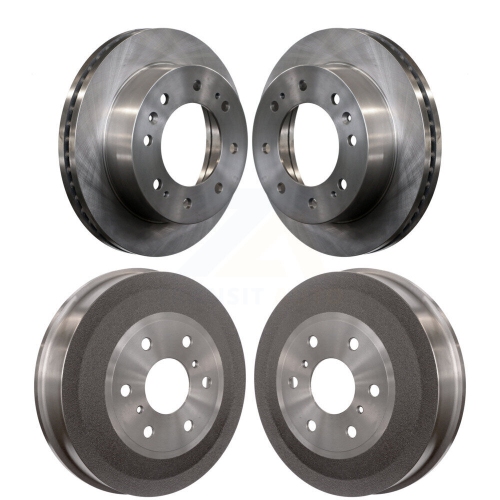 Front Rear Disc Brake Rotors Drums Kit For 2011 Chevrolet Silverado 1500 Hybrid K8-102029