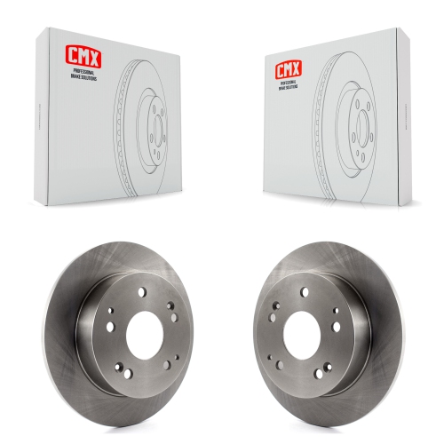 CMX  Rear Disc Brake Rotors Pair for Honda Civic Accord Acura Rsx Integra K8-100741