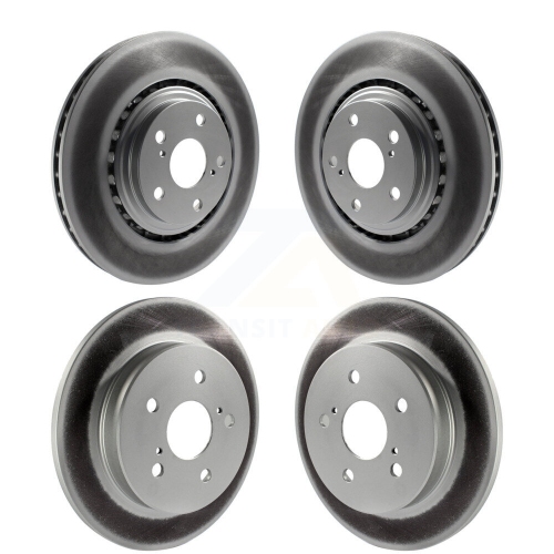 GENIUS  Front Rear Coated Disc Brake Rotors Kit for Lexus Nx300 Nx200T Nx300H Kg-101083