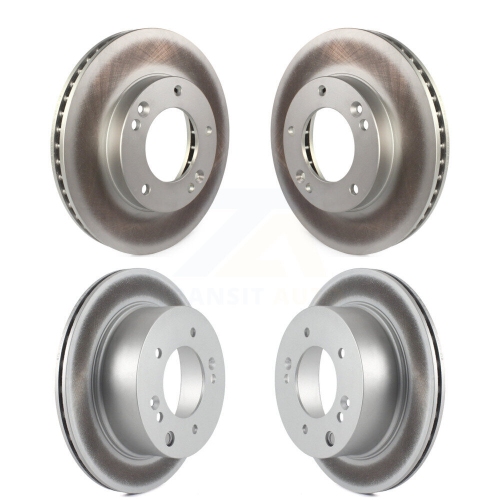 Front Rear Coated Disc Brake Rotors Kit For 2003-2006 Kia Sorento KG-100973