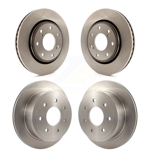 CMX  Front Rear Disc Brake Rotors Kit for 2010-2011 Ford F-150 With 7 Lug Wheels K8-101140