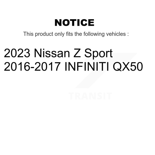 Front Rear Disc Brake Rotors Kit For 2016-2017 INFINITI QX50 K8-101620