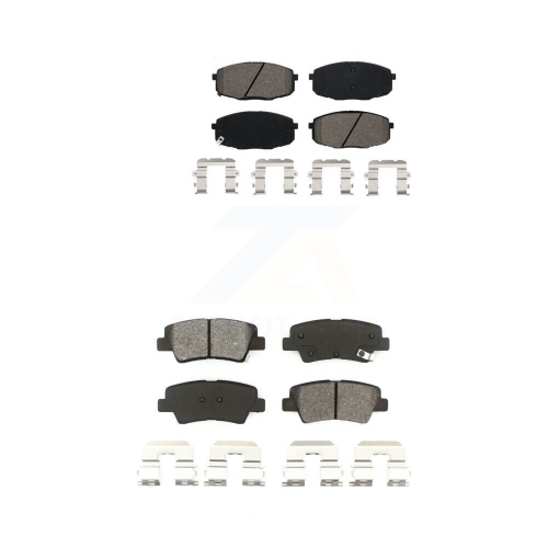 SIM  Front Rear Semi-Metallic Brake Pads Kit for 2014-2016 Kia Soul Ksm-100551